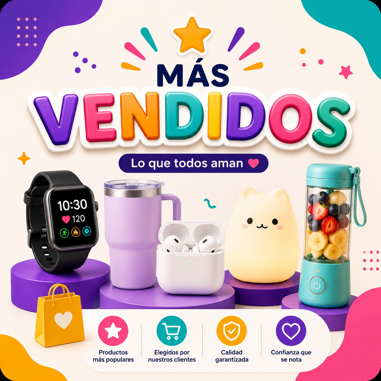 🔥 Más Vendidos